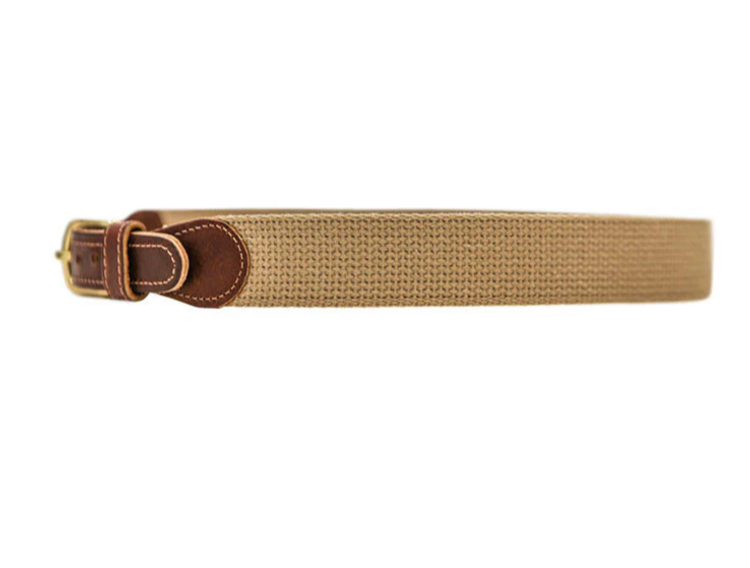 Navy & Khaki Canvas Belt