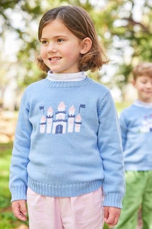 Girls Intarsia Sweater-Castle (Toddler)