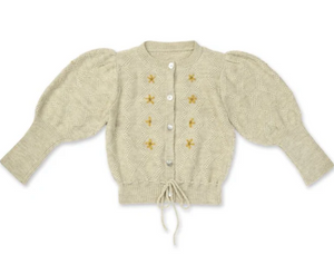 Moss Cardigan - Biscuit (Big Kid)