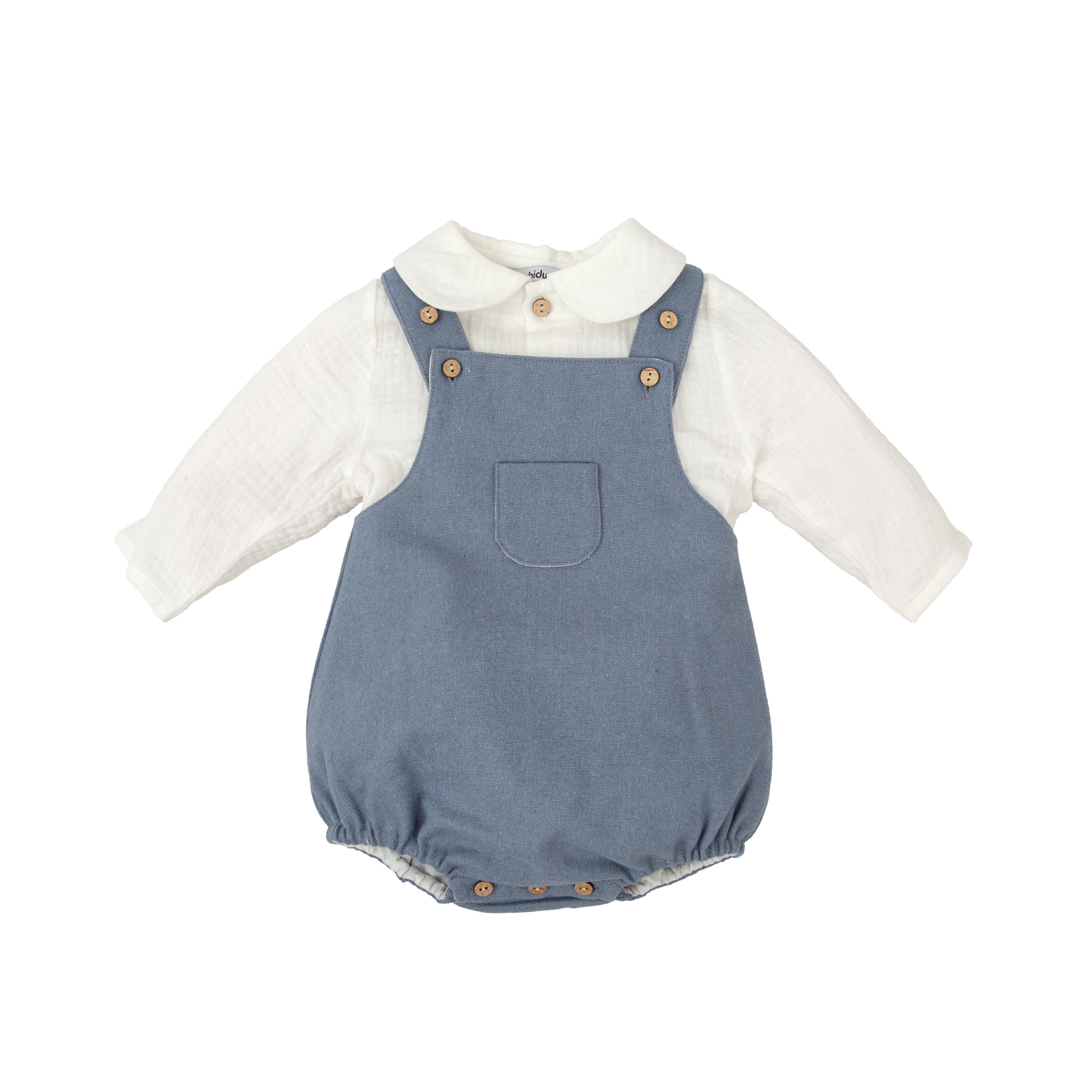 Blue Overall Bubble (Infant)