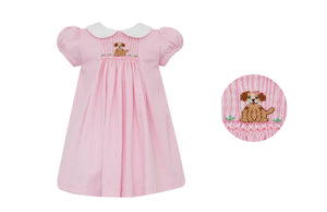 Pink Knit Check Puppies Float (Toddler)