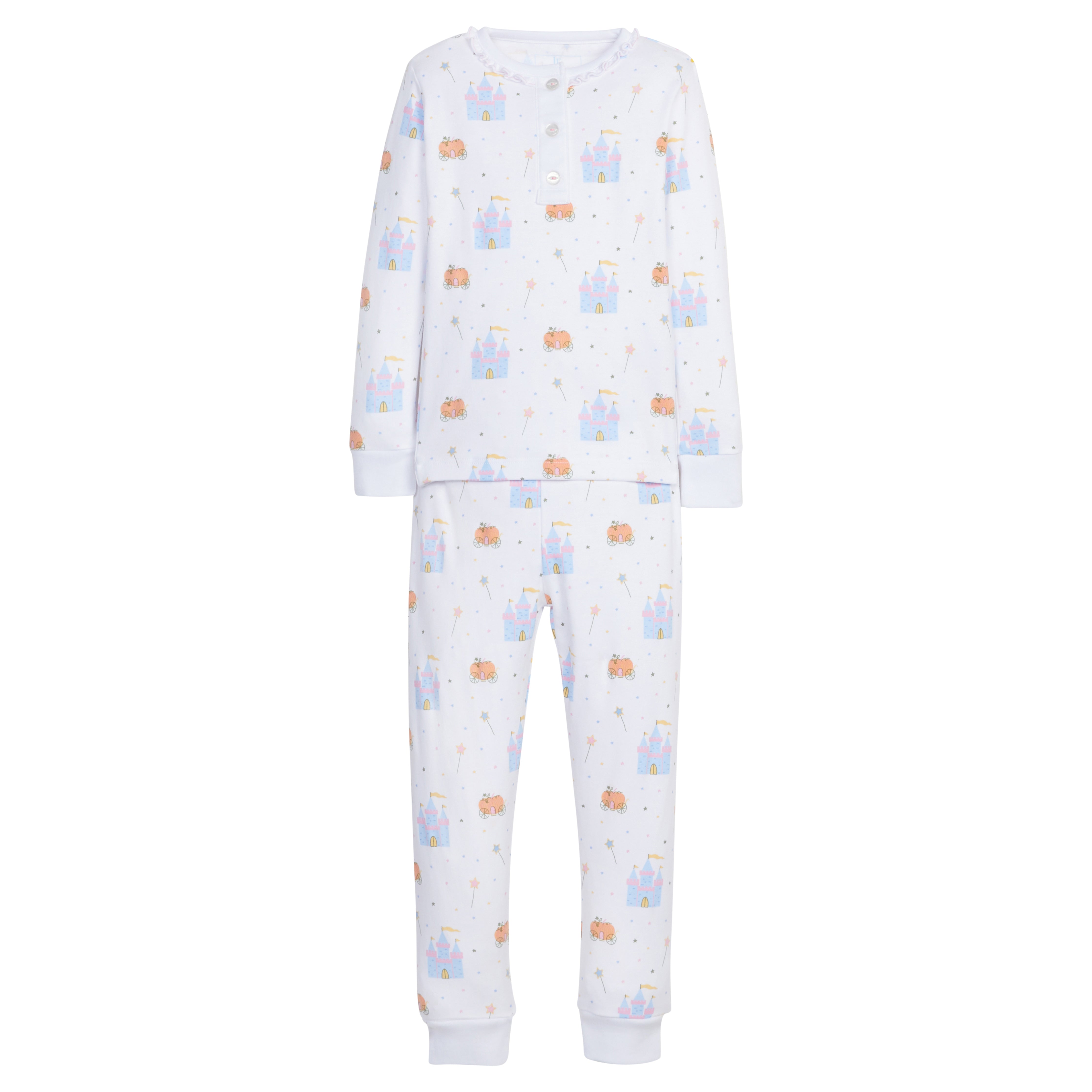 Ruffled Printed Jammies-Fairytale (Toddler)