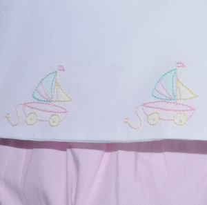 Diaper Set Bailey Sailboat Pink (Infant)