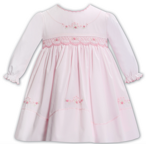 Pink Scallop Buds Dress (Baby)