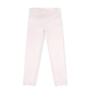 Sadie Stripe Scallop Legging (Kid/Big Kid)