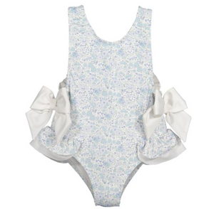 Blue Ditsy Floral Swimsuit (Baby)