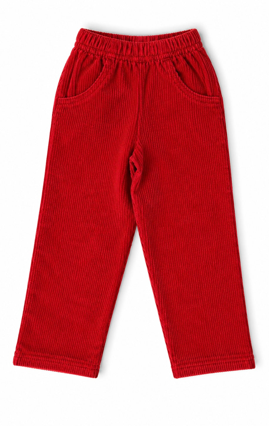Deep Red Cord Pant w/ Pocket