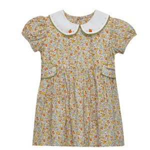 Yellow Flower Pumpkins Kate Dress