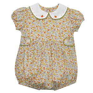 Yellow Flower Pumpkins Kate Girl Bubble