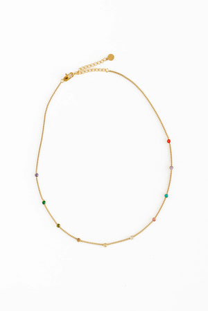 Rainbow Gem Necklace