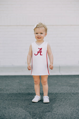 *PRE-ORDER* White Alabama Cheer Uniform (Baby)