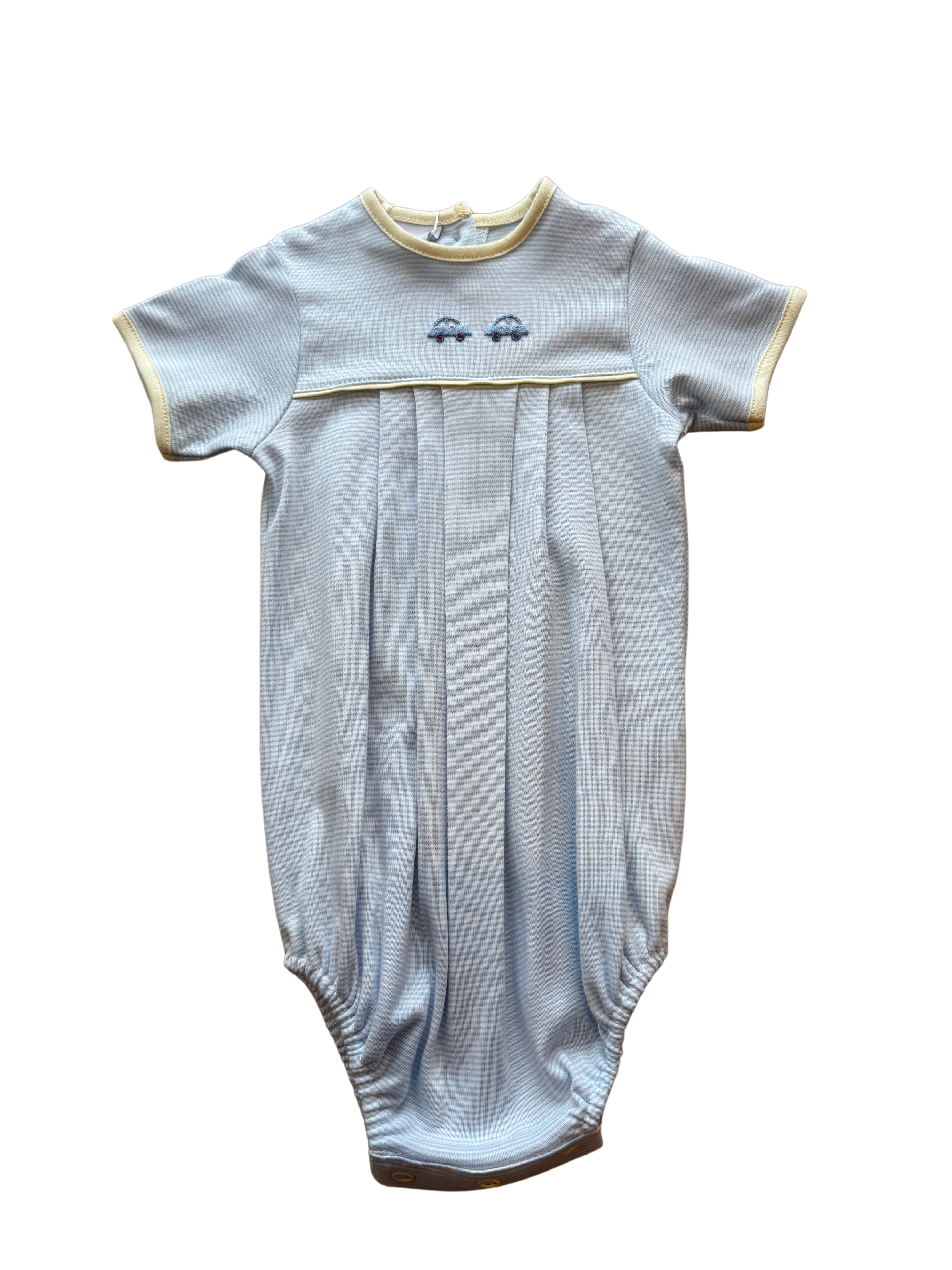 Bitty Cars Pleated Romper (Infant)