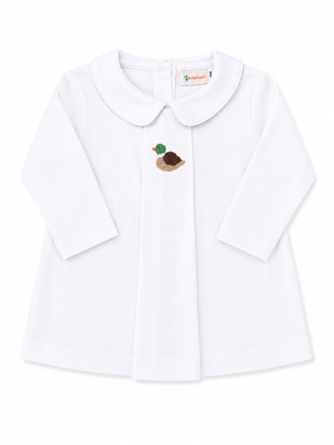 White Mallard Peter Pan Shirt