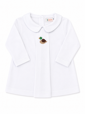 White Mallard Peter Pan Shirt
