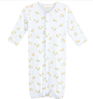 Baby Duckies Printed Converter Gown