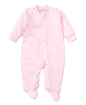 Pink Stripes Footie (Infant)