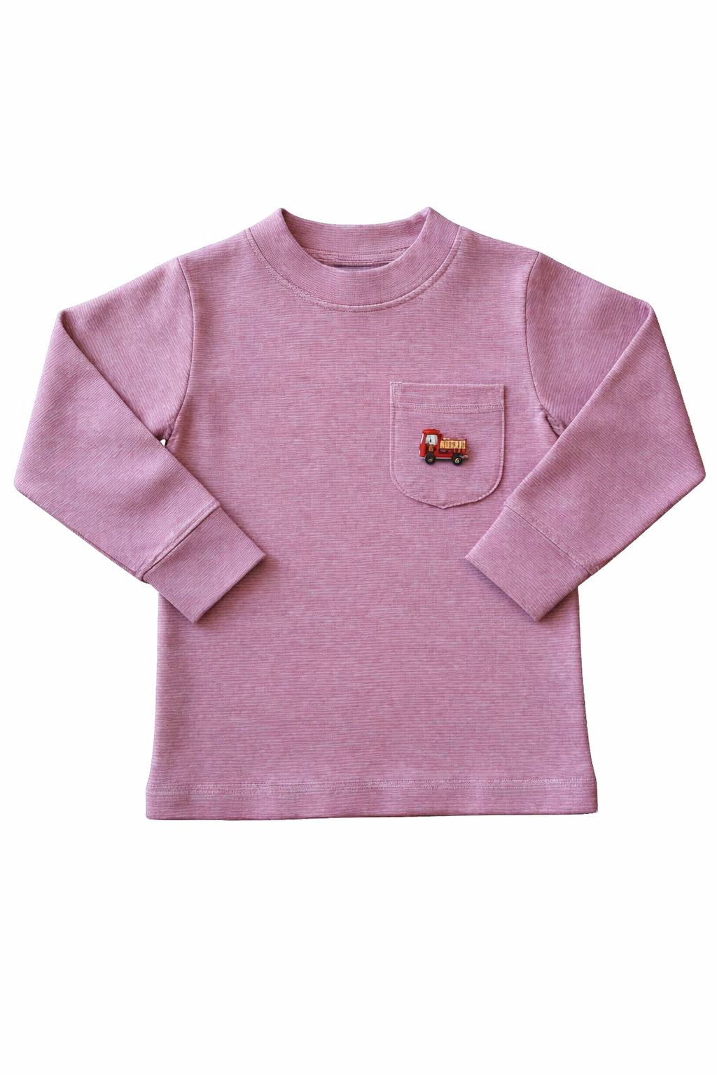 Mini Firetruck LS Crewneck Shirt