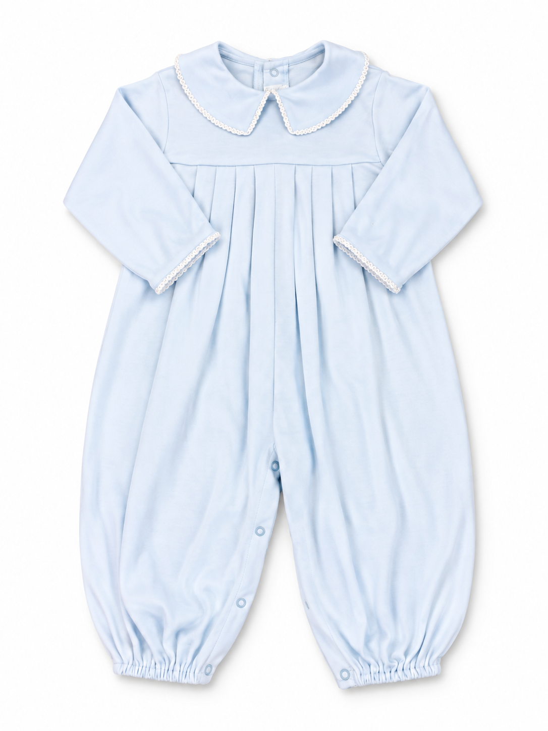 Blue/White Blank Knit Longall