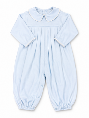Blue/White Blank Knit Longall