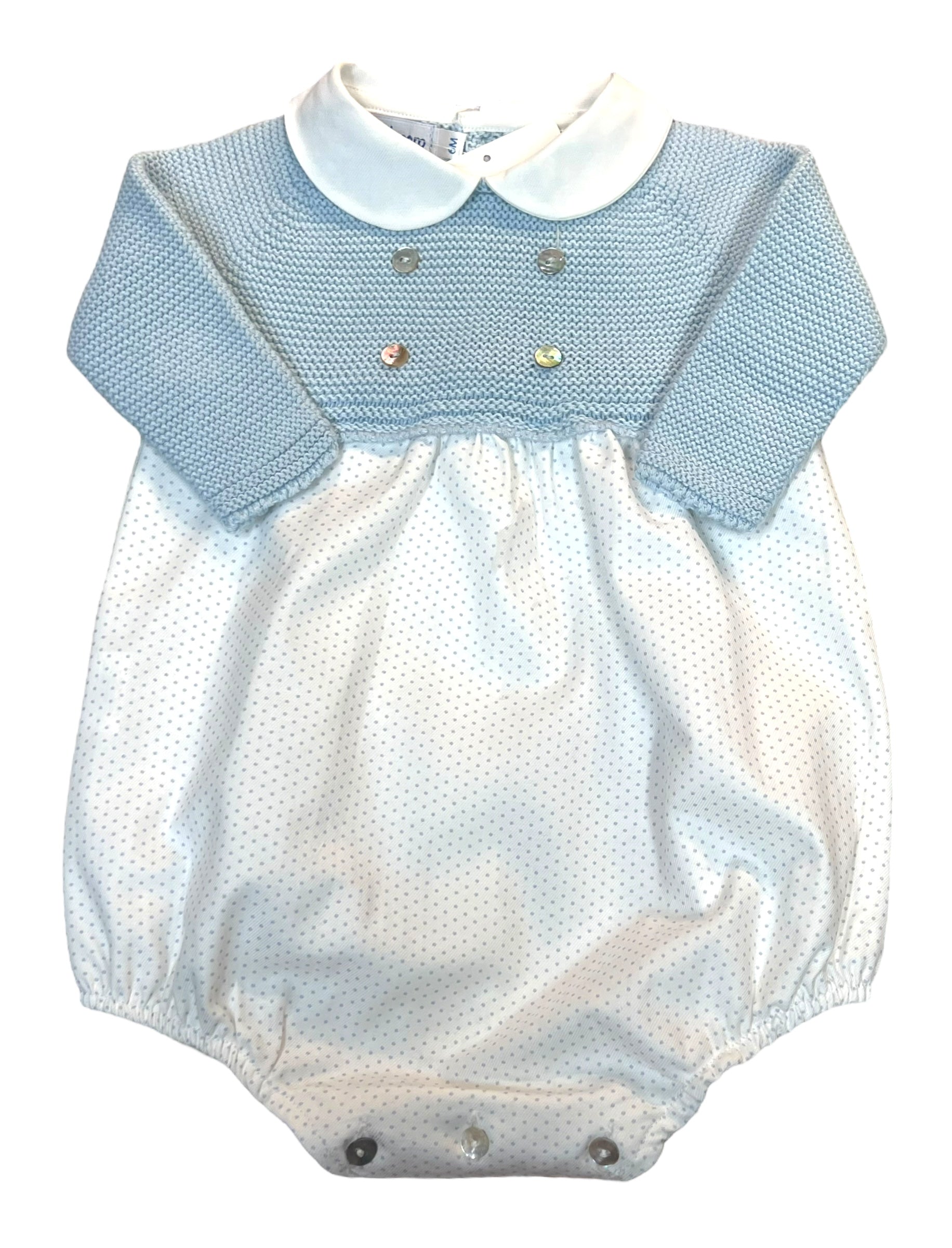 Blue Bitty Dot Bubble (Infant)