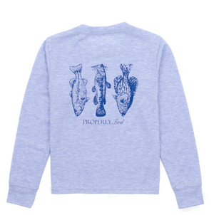 Fisherman's Paradise Blue Pocket Tee (Kid)