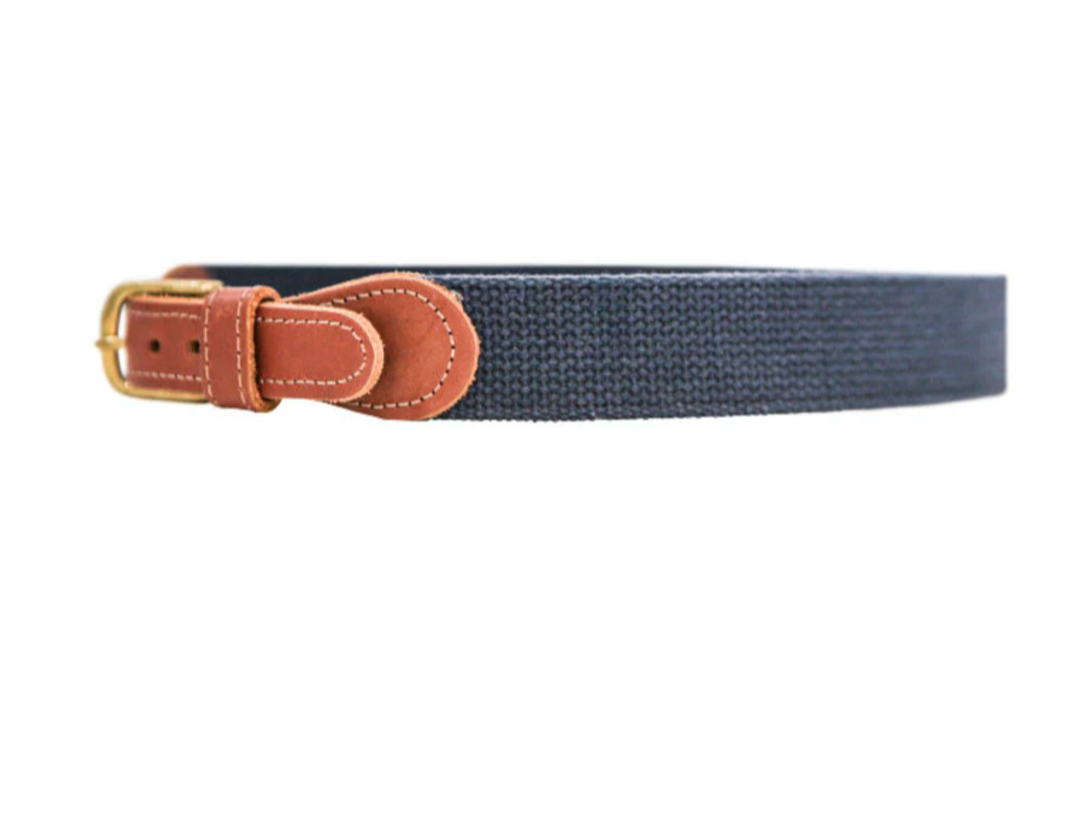 Navy & Khaki Canvas Belt