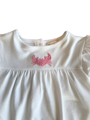 Crochet Crab Yoke Top (Toddler)