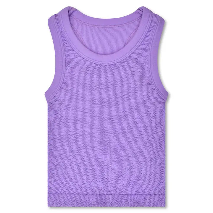 Smocked Racerback Tank Top