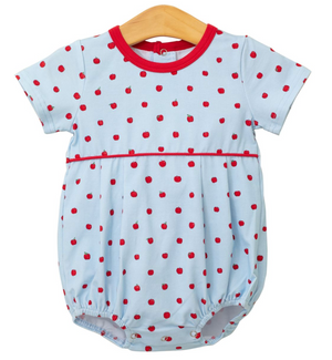 Blue Apple Print Bubble (Toddler)