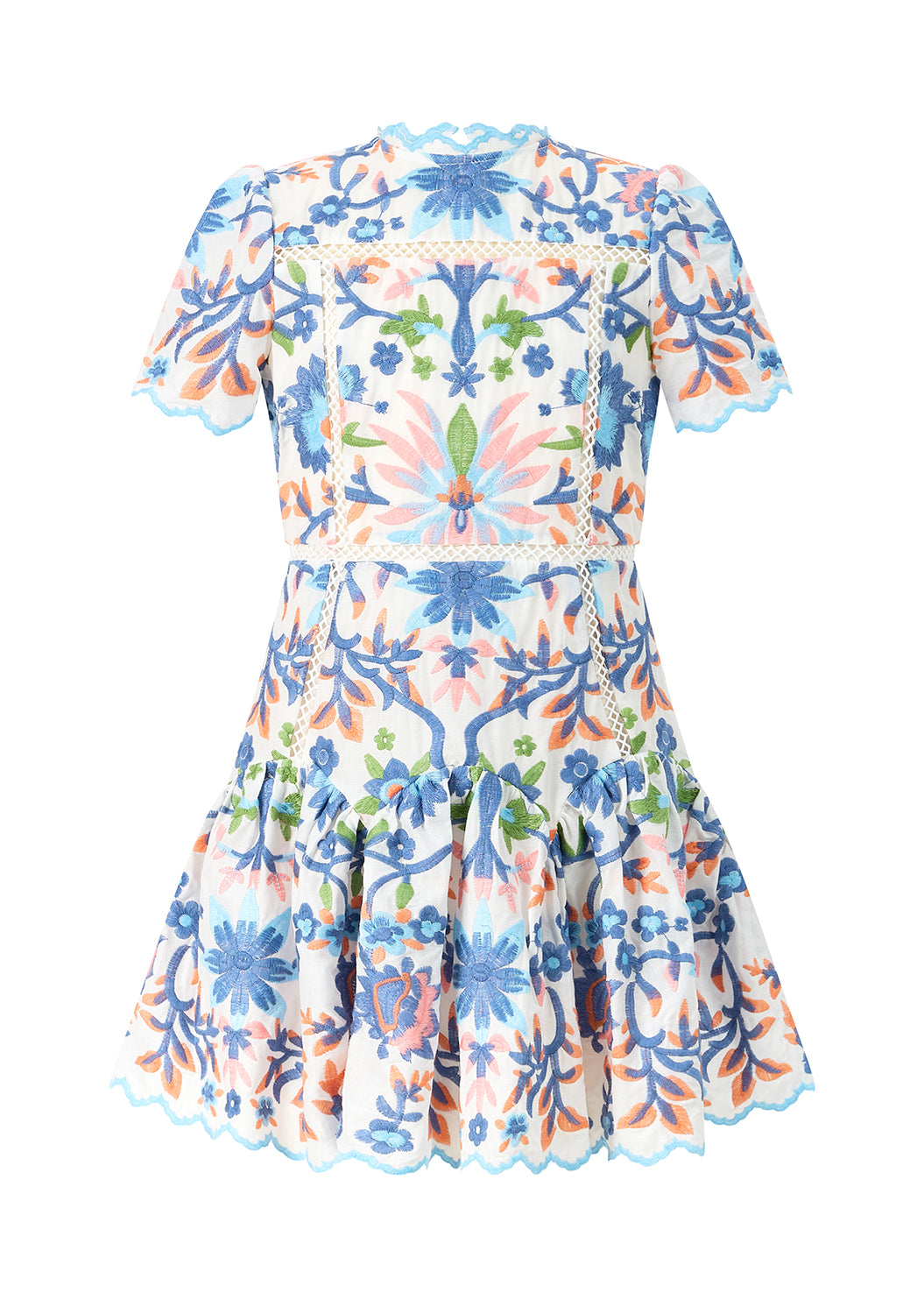 Joanna Embroidered Mini Dress