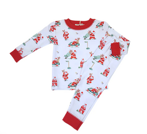 Santa's Golf Printed Kid Set (Kid)