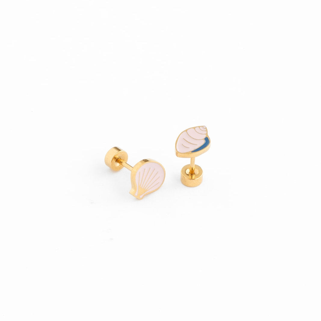 Shell Stud Earrings