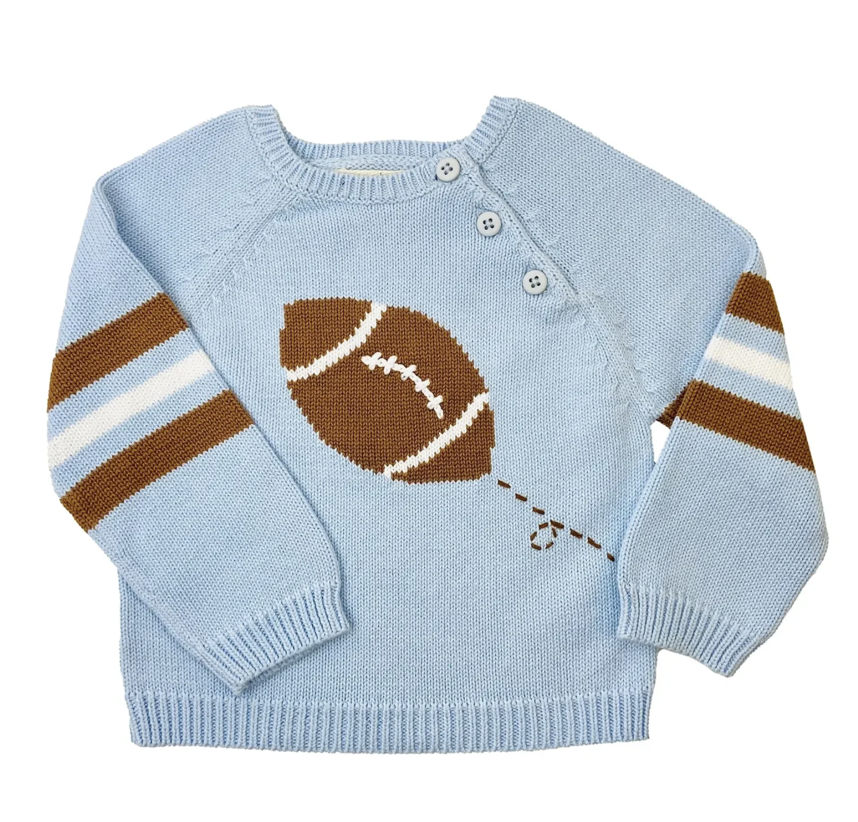 Football Stripe Sleeve Sweater (Toddler)