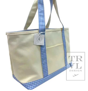 Coated Canvas Tote