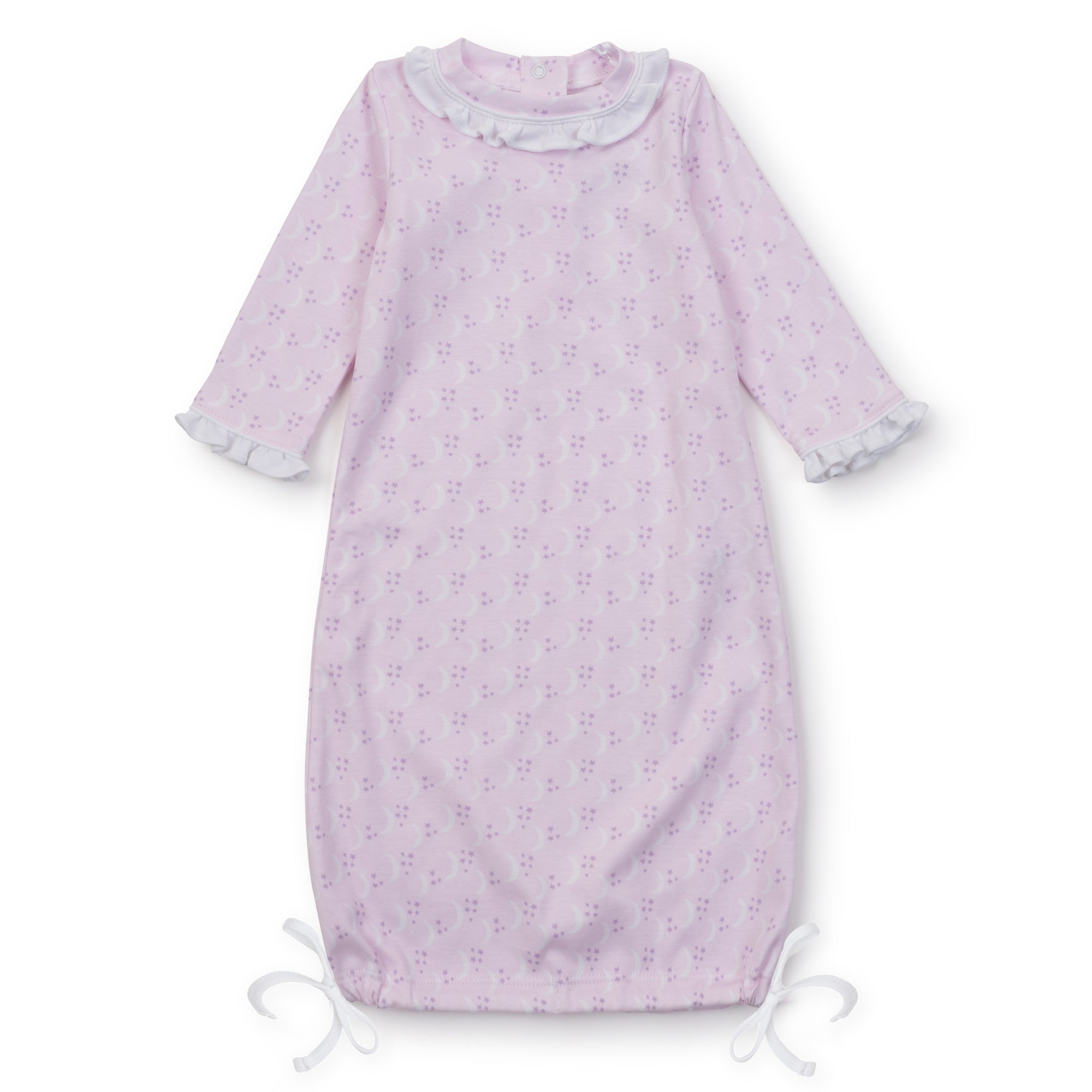 Georgia Daygown-White with Pink