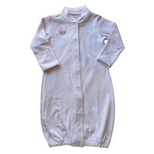 Pink Stripe Baby Carriage Convertible Sack