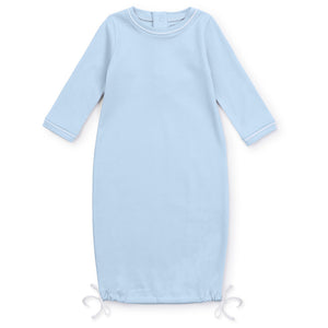 George Gown-Light Blue & White