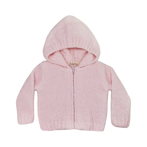 Chenille Pink Hoodie