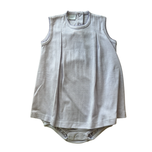 Purple Stripe Dressy Romper