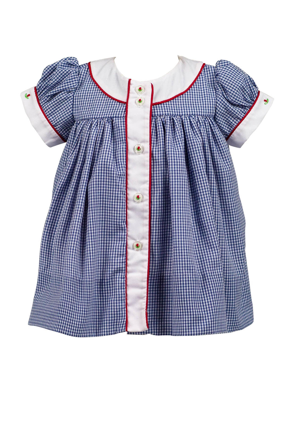 Choate Navy Gingham Dress (Toddler)