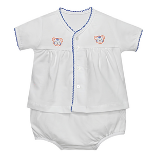 Navy/Orange Unisex Diaper Set