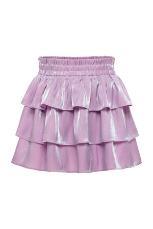 Luna Skirt-Light Blue & Purple