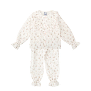 Pink Bunny Girls Knitted 2 Piece Set