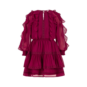 Berry Rosie Mini Dress