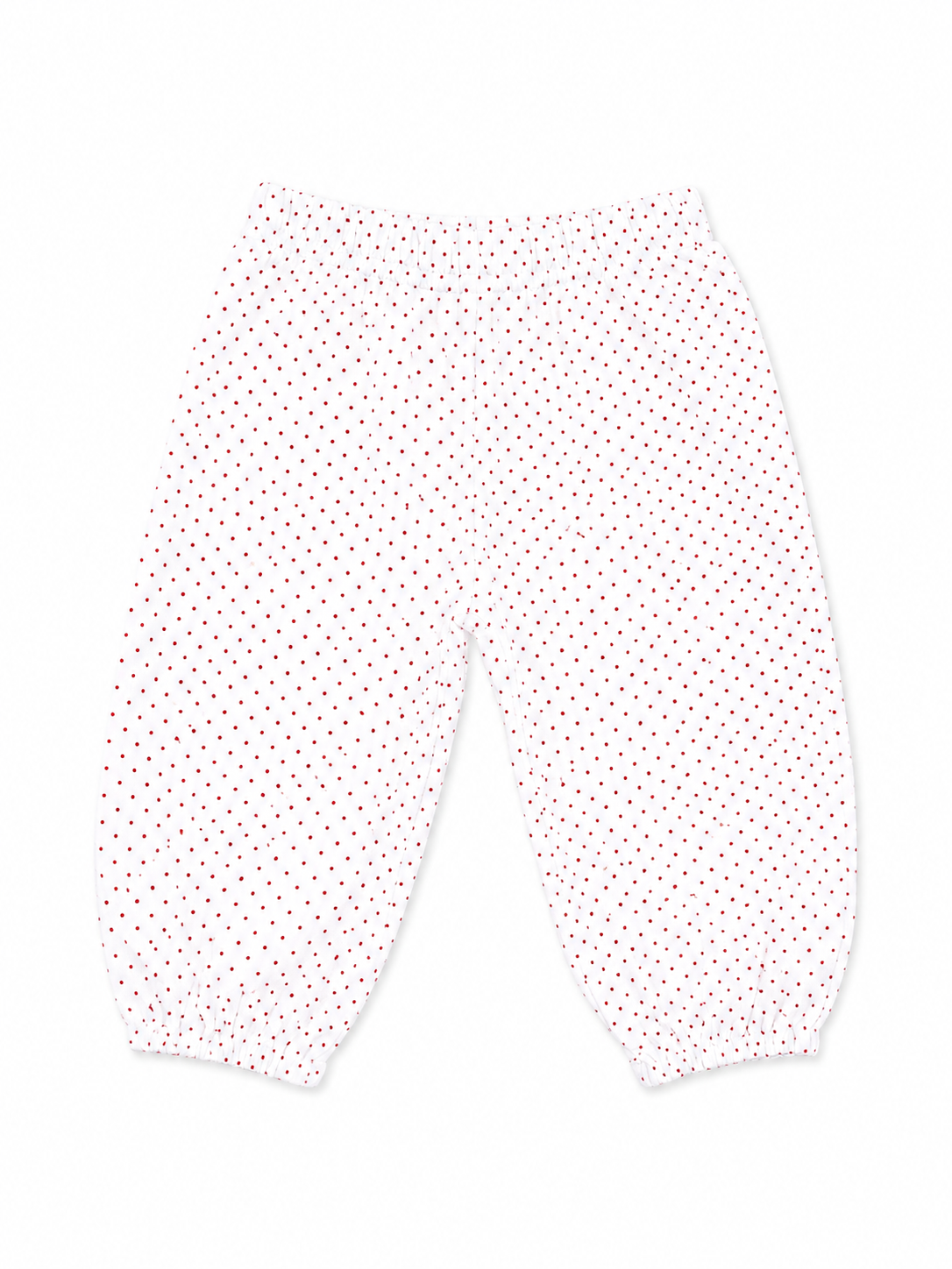 Boy White w/ Red Dot Bloomer Pant