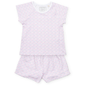 *PRE-ORDER* Emery School Plaid Pink Short Set (Toddler)