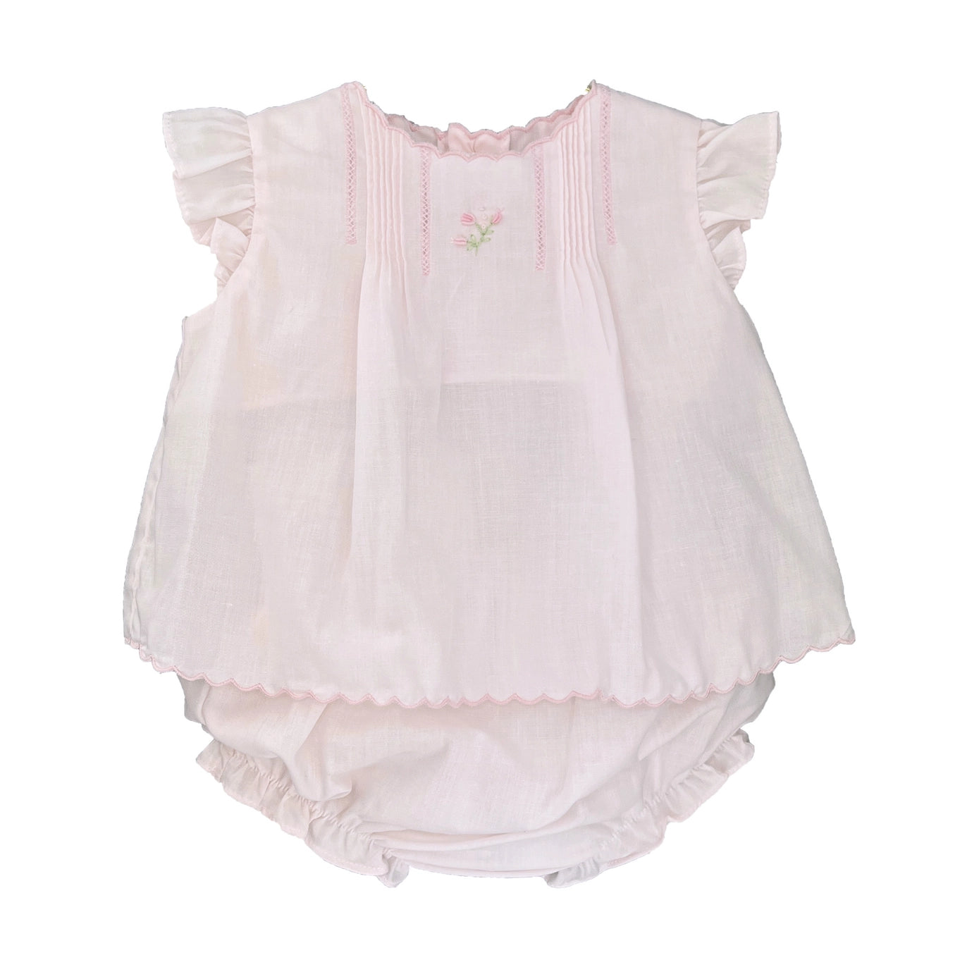 Pink Bud Diaper Set