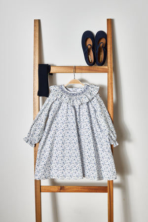 Girls Luisa Smock Collar Dress (Kid)