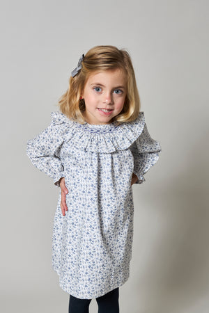 Girls Luisa Smock Collar Dress (Kid)