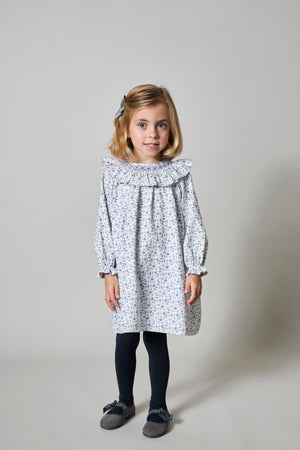 Girls Luisa Smock Collar Dress (Kid)